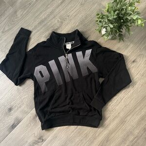 PINK Victoria's Secret Black Cowl Neck Sweater